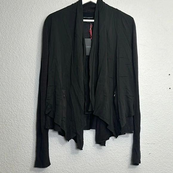 Cynthia Rowley Grey Women’s Size XLarge Open Front Cardigan NWT - Picture 1 of 8